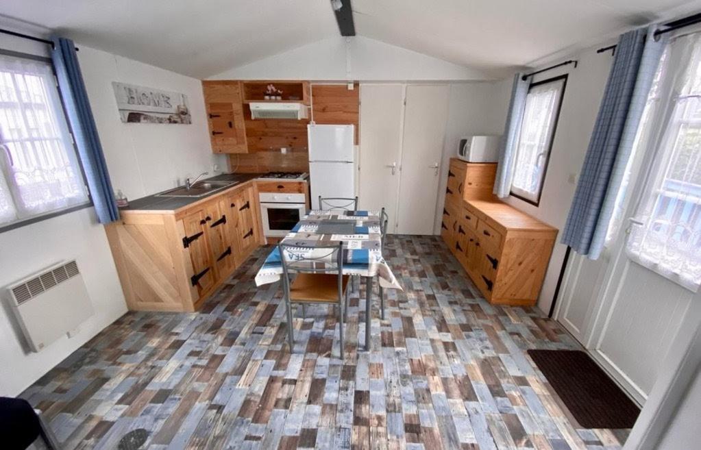 Mobilhome Emplacement 21 Biville-sur-Mer Eksteriør billede